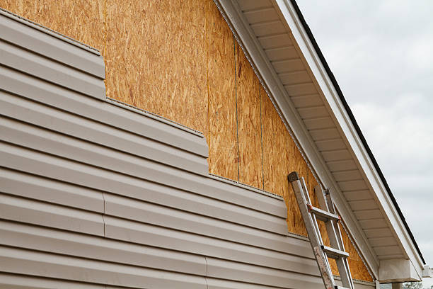 Professional Siding Installation technician working in Yanceyville, NC